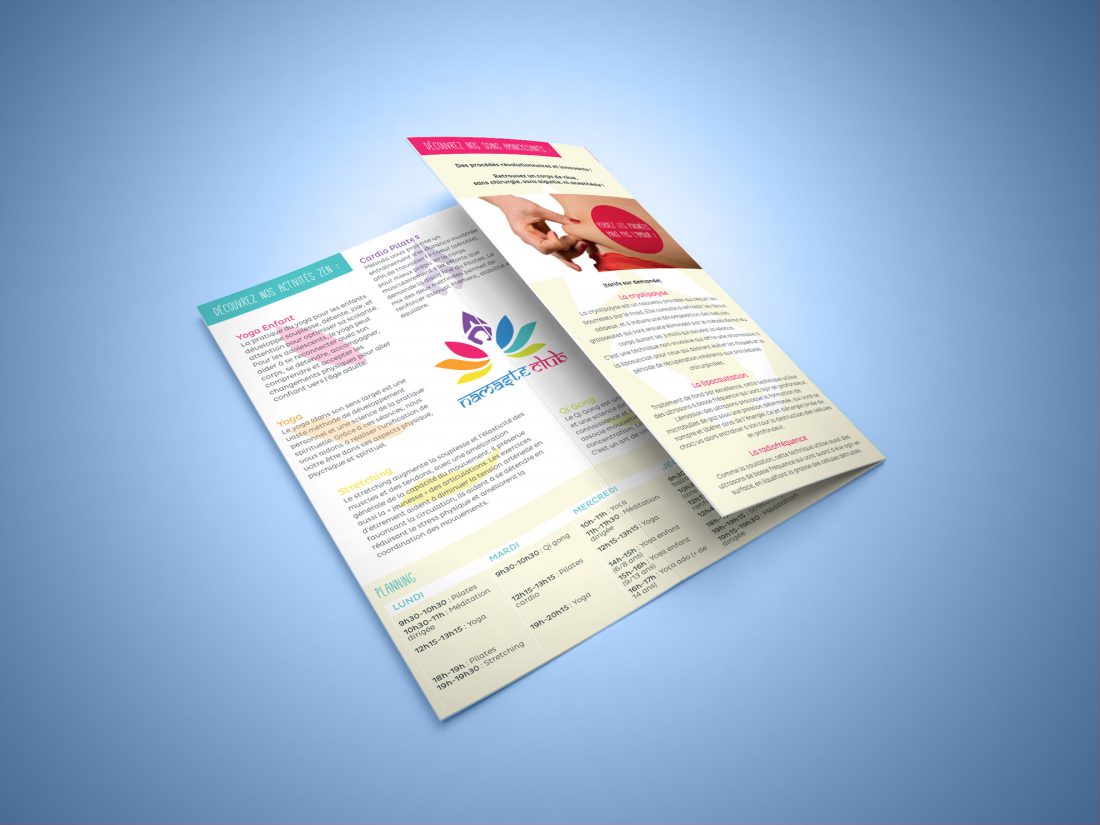 Création dépliant / flyer - Graphiste Bordeaux