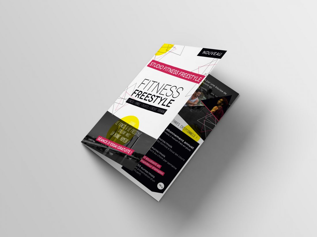 Création print flyer, webdesigner graphiste Bordeaux