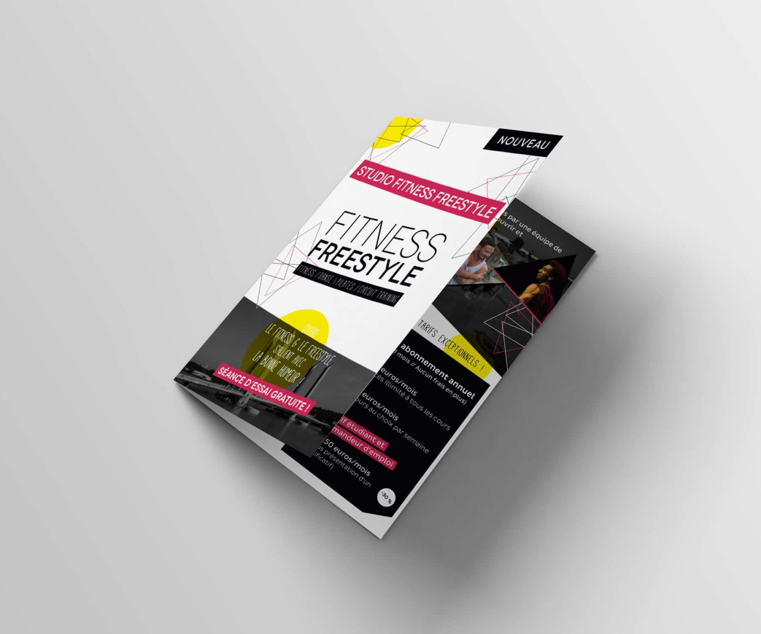 Création print flyer, webdesigner graphiste Bordeaux