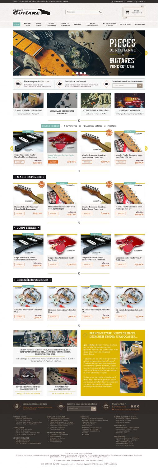 Webdesigner site ecommerce