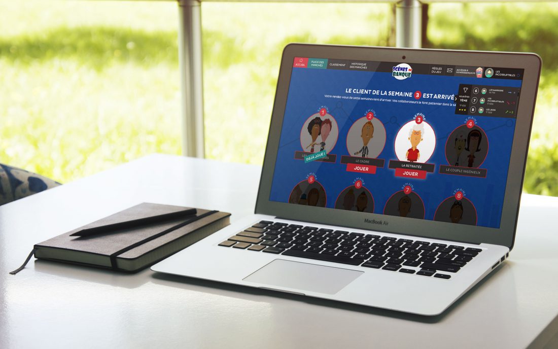 UX/UI design pour un serious game - Webdesigner Bordeaux