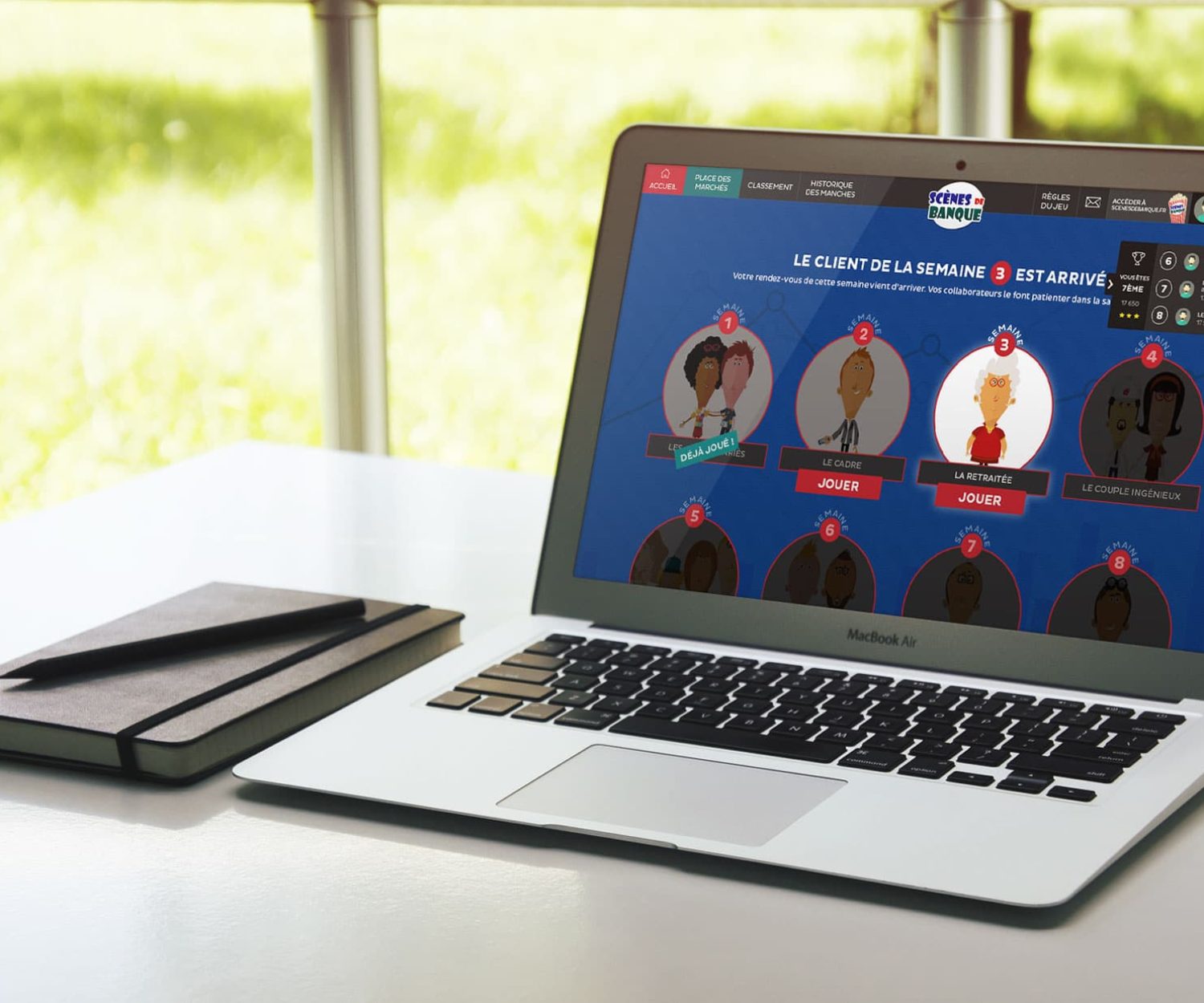 UX/UI design pour un serious game - Webdesigner Bordeaux