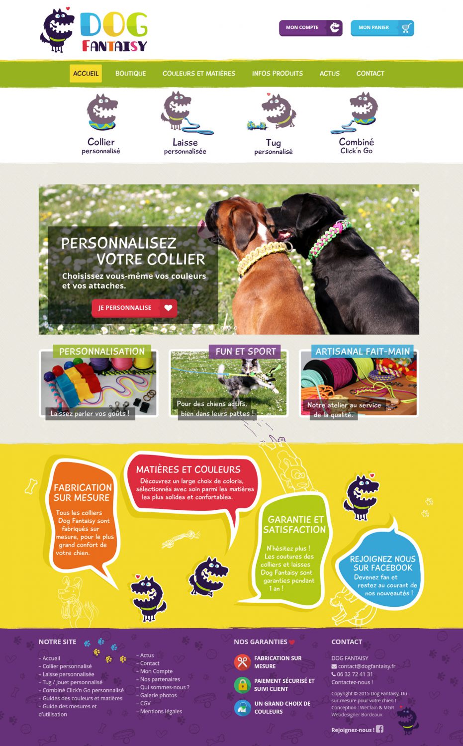 Création site e-commerce, wordpress - Création webdesign bordeaux