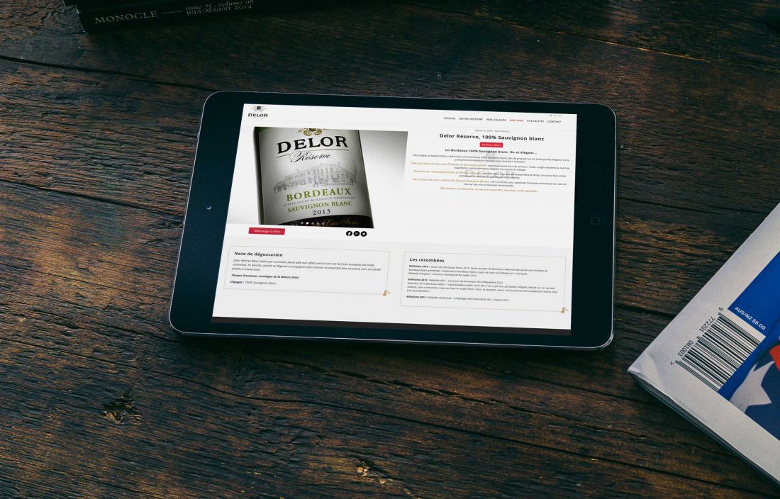 webdesign wordpress site vin