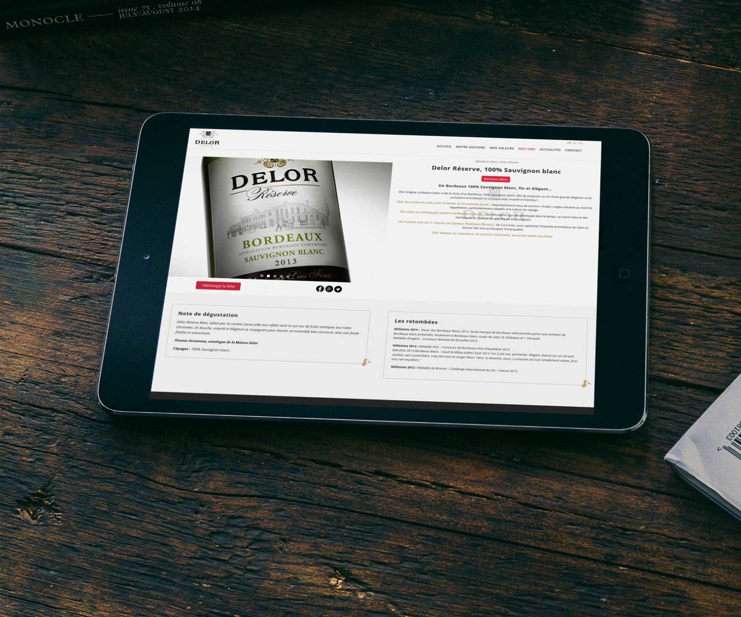 webdesign wordpress site vin