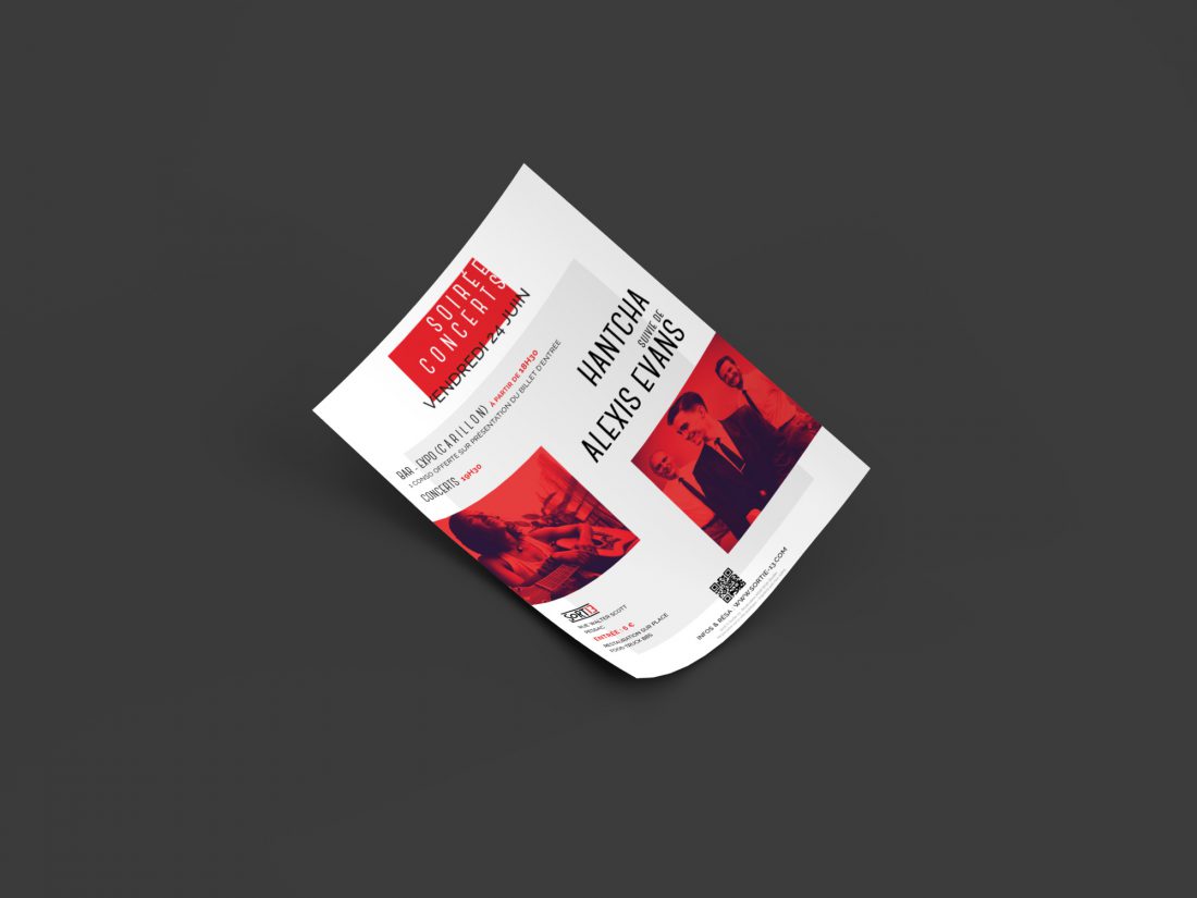 Creation flyer graphisme Sortie13