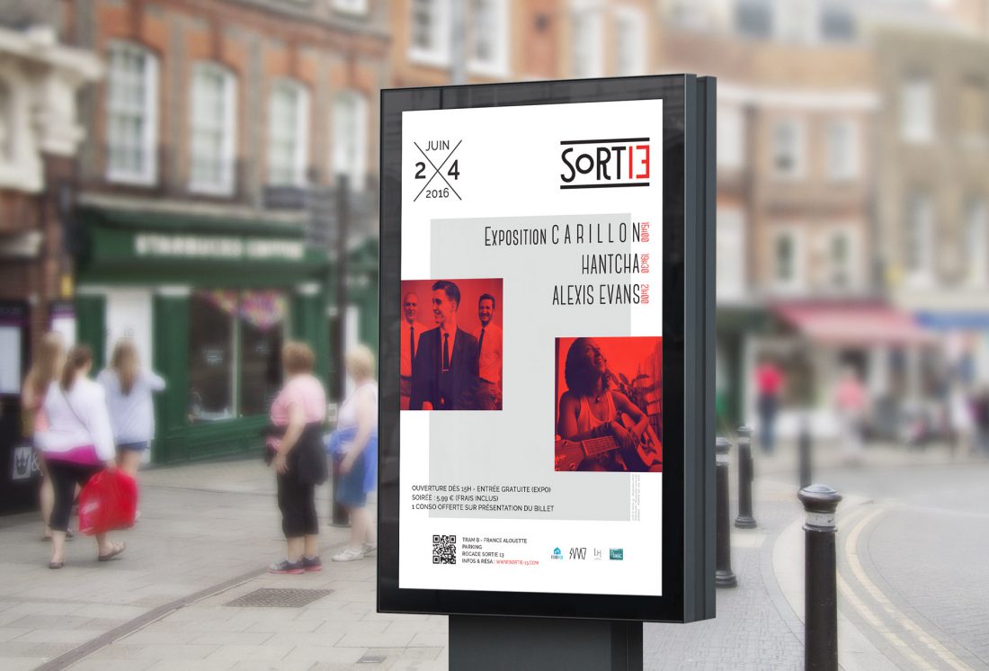 creation affiche graphisme Sortie13