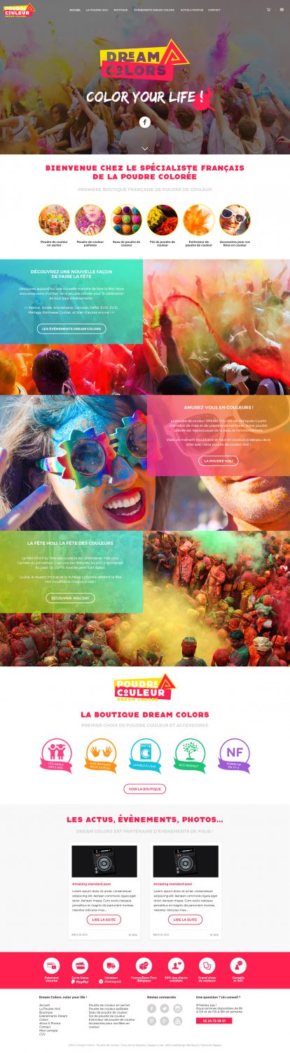 Webdesign site ecommerce