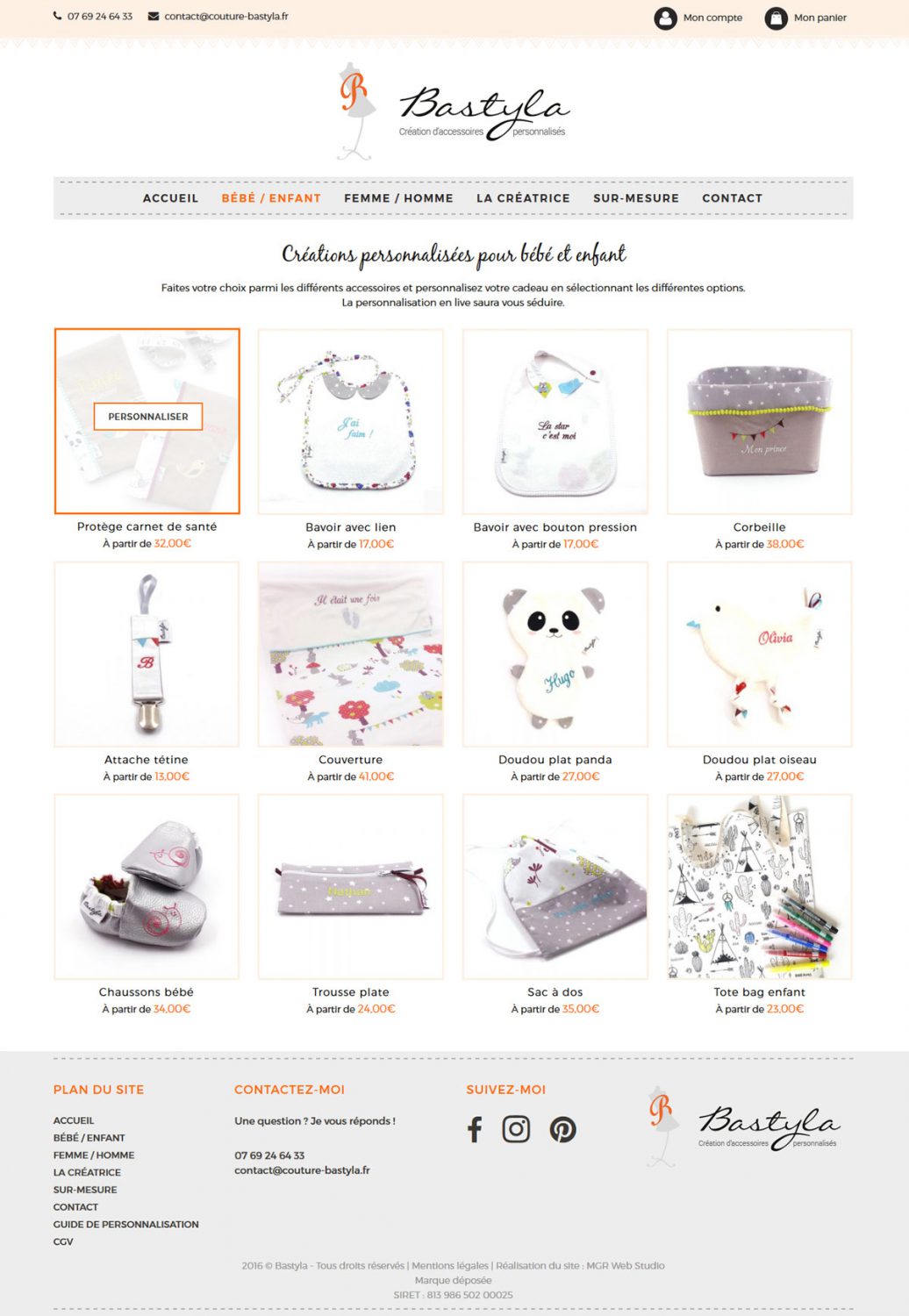 Site e-commerce Wordpress