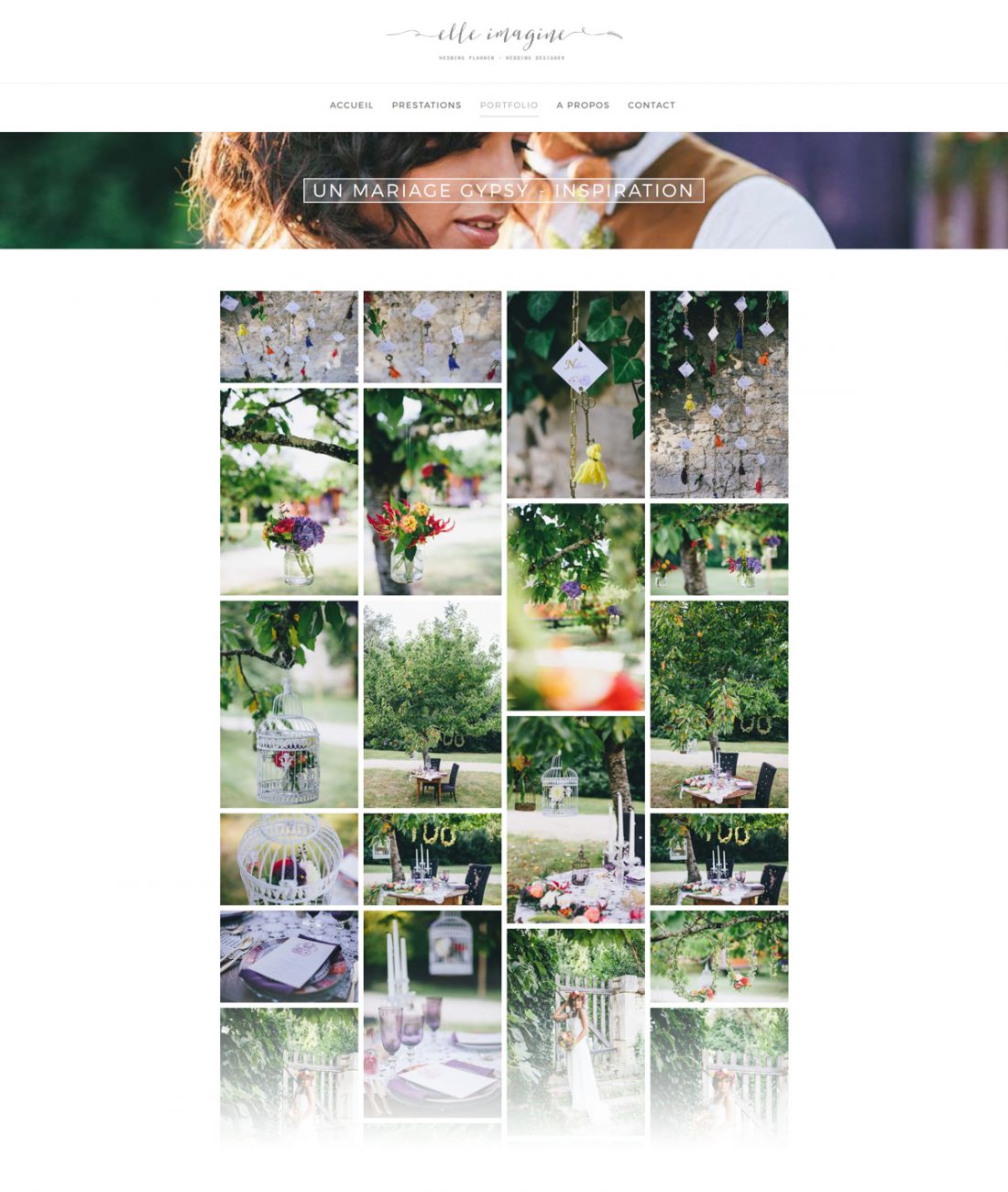 Webdesigner Bordeaux : création site wedding planner