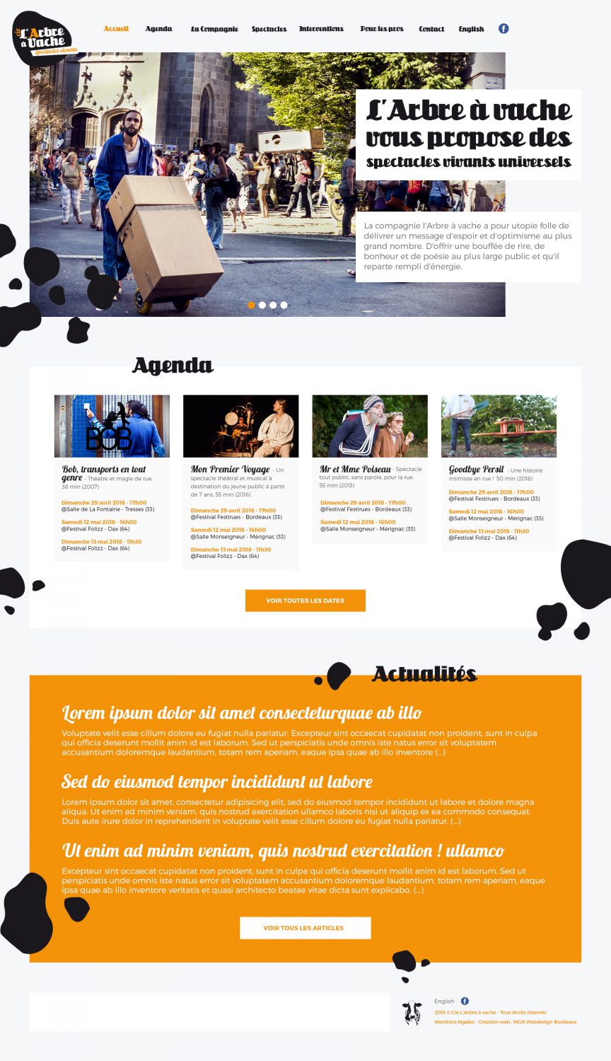Refonte de site sous Wordpress - Webdesigner Bordeaux