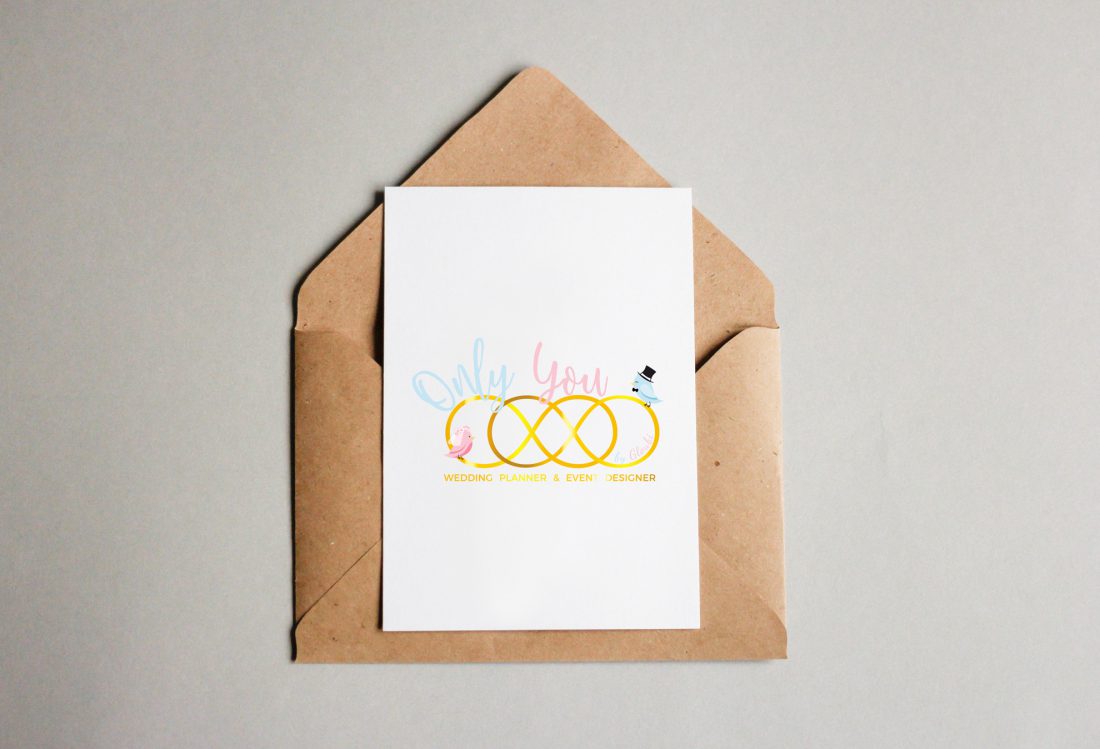 Création carte de visite et logo wedding planner Bordeaux