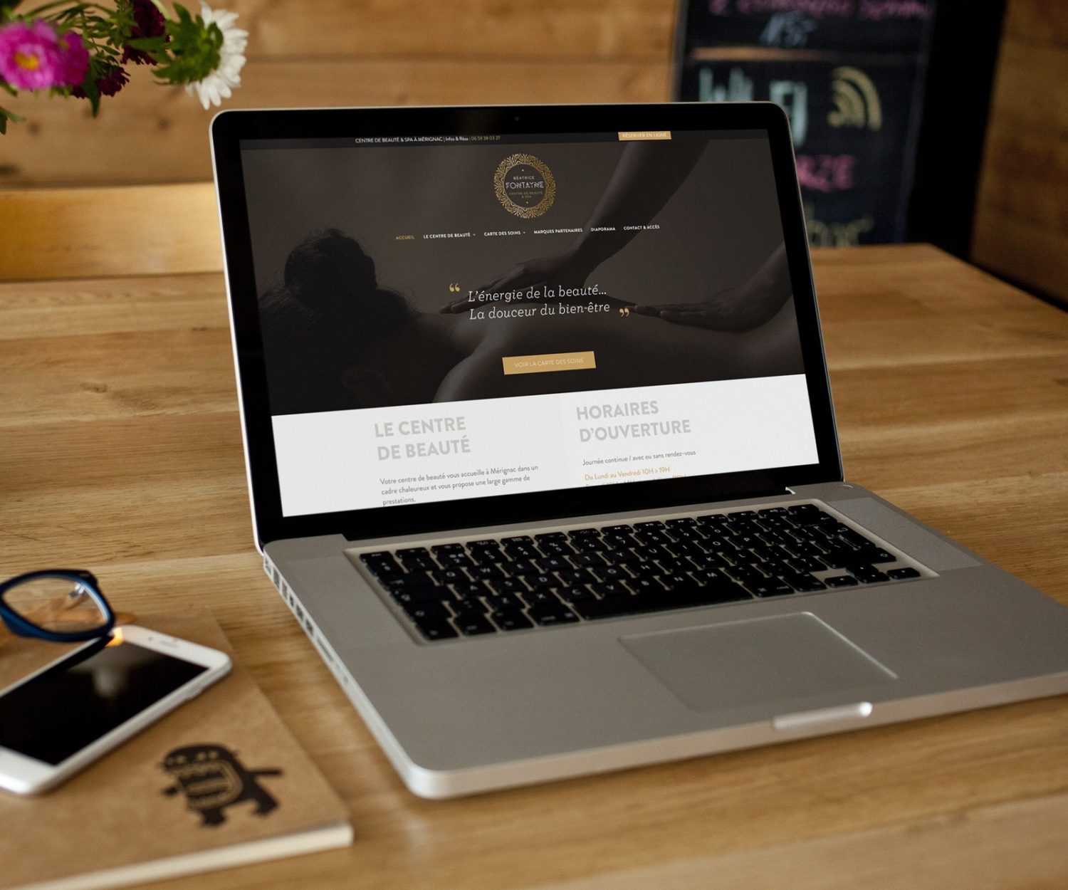 Création site vitrine Wordpress - SPA Bordeaux