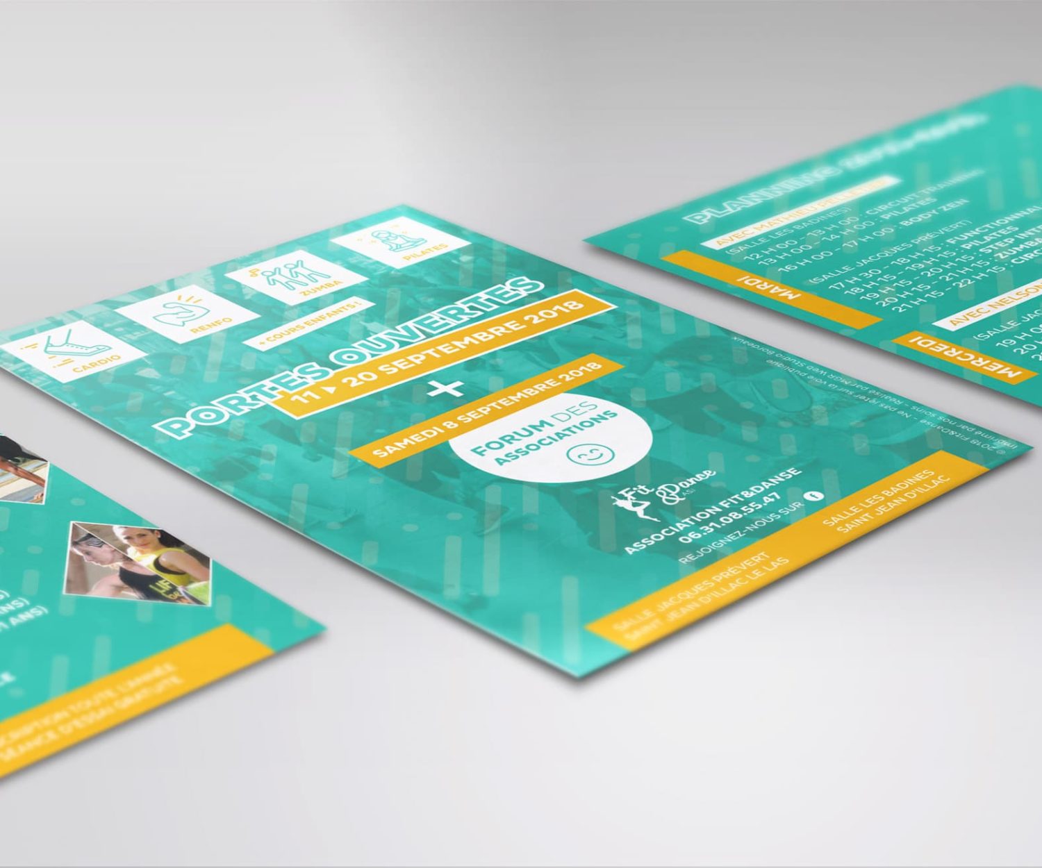 Webdesigner Bordeaux - flyer association sportive