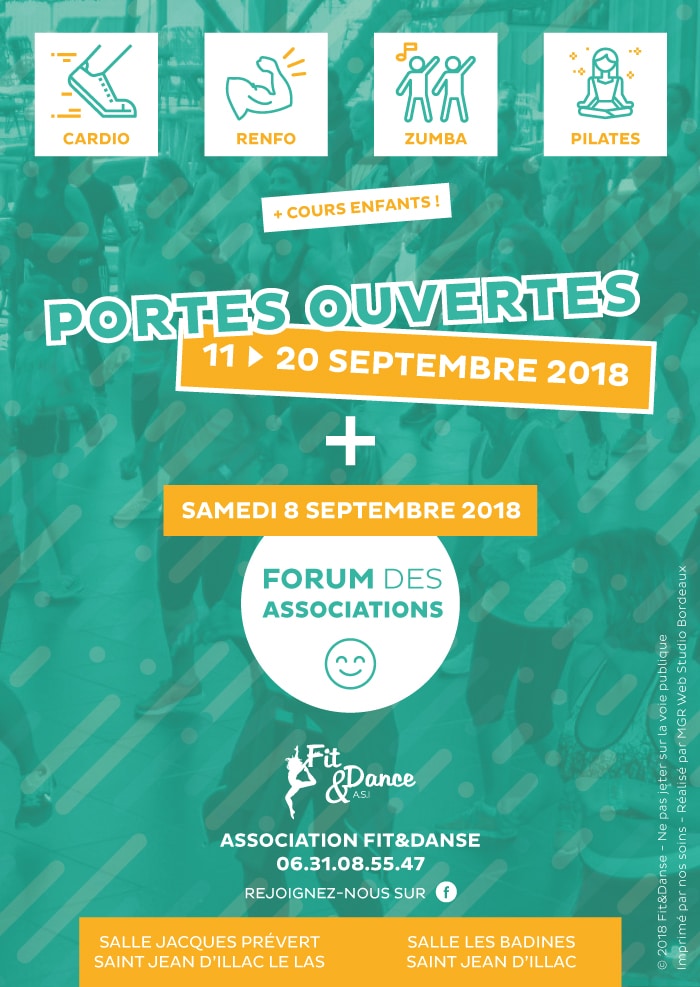 Webdesigner Bordeaux - flyer association sportive
