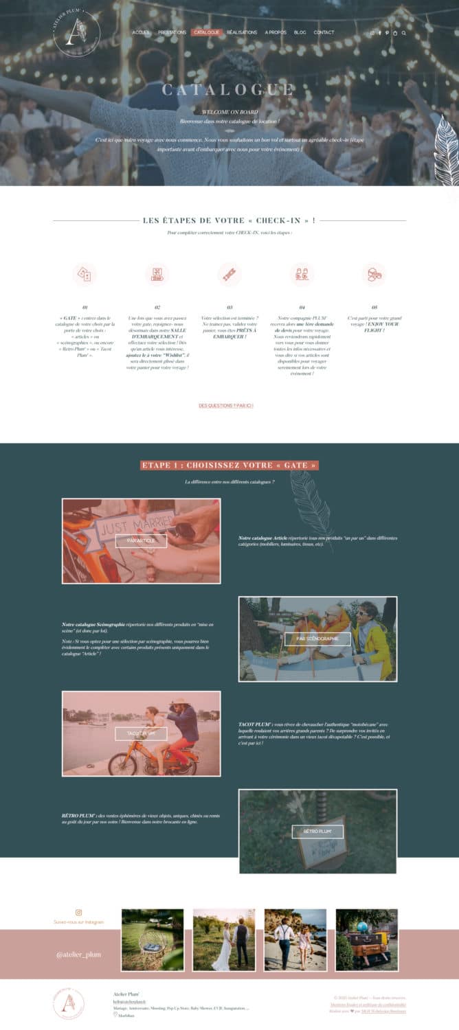 creation site wordpress wedding planner