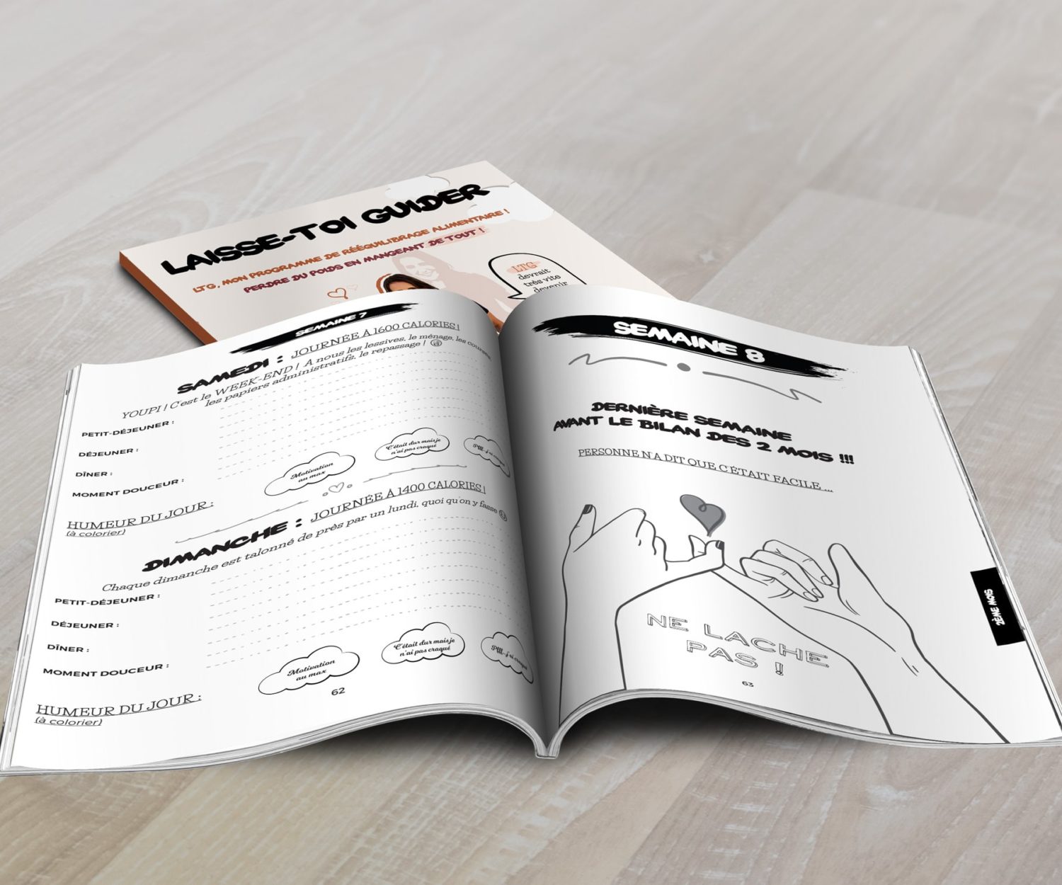 graphiste mise en page livre lifestyle