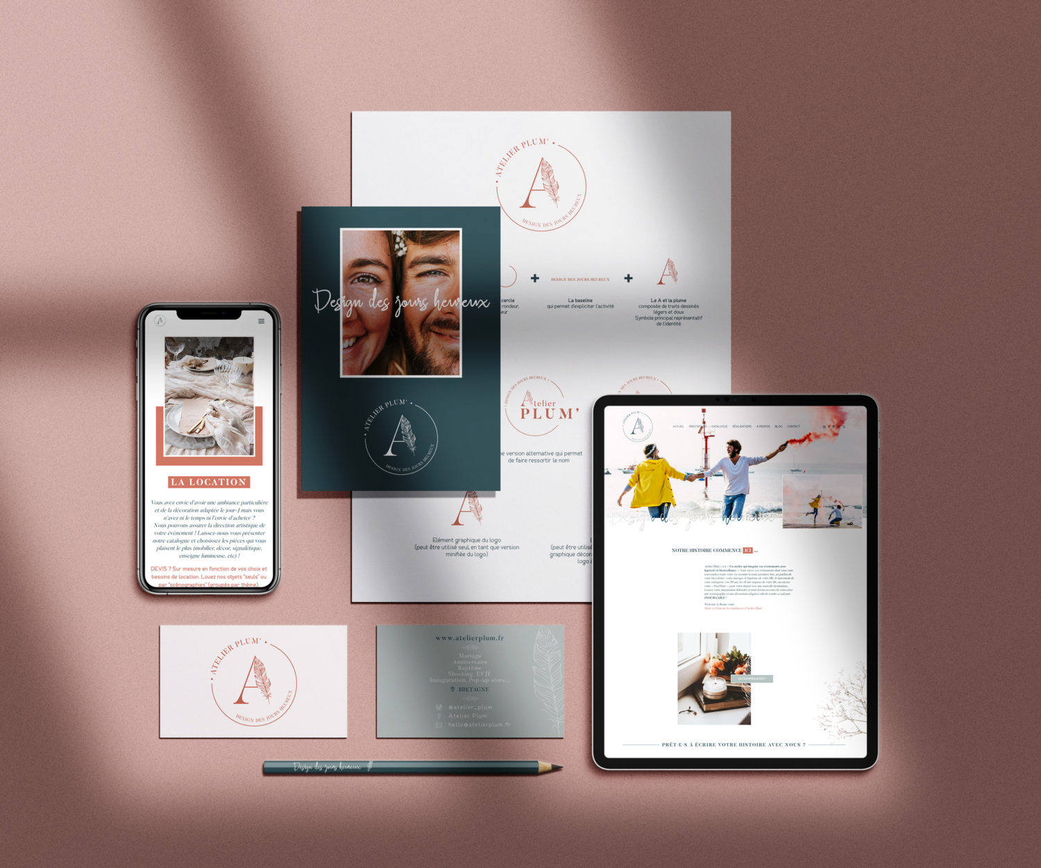 identite visuelle wedding planner bordeaux