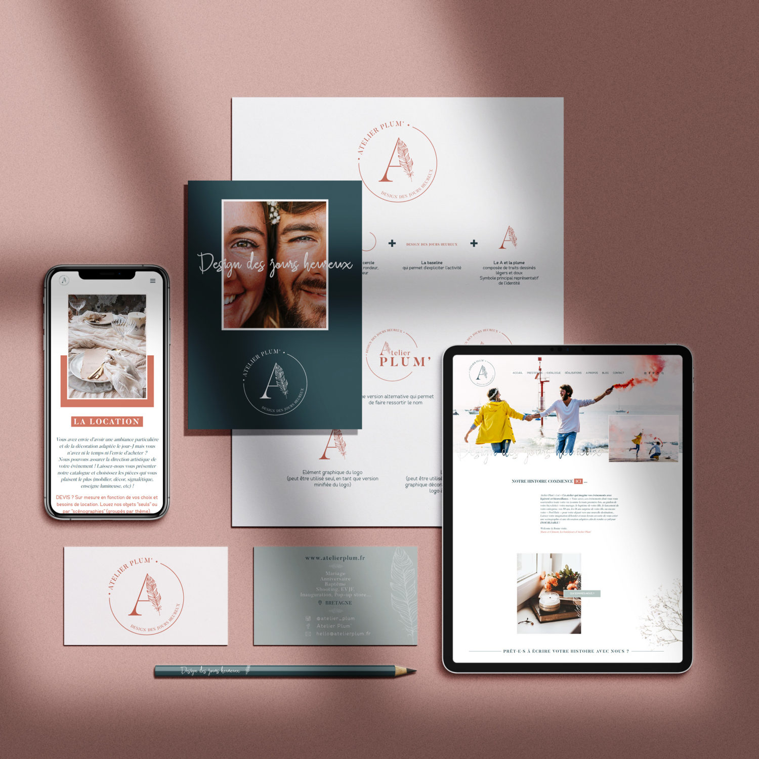 identite visuelle wedding planner bordeaux