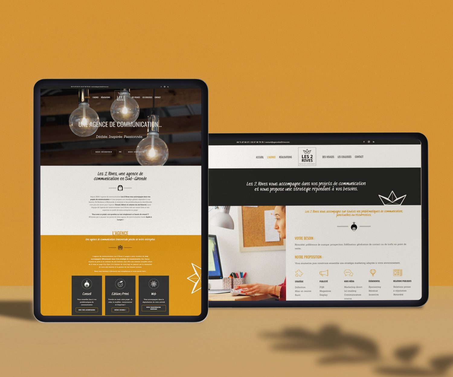 Refonte webdesign, développement site Wordpress Bordeaux, webdesigner Bordeaux