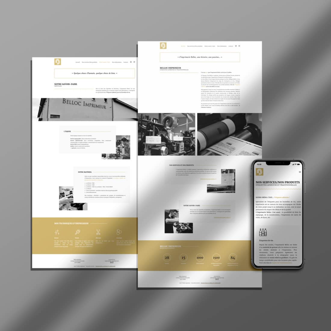 Webdesign Bordeaux, création de site Wordpress minimaliste