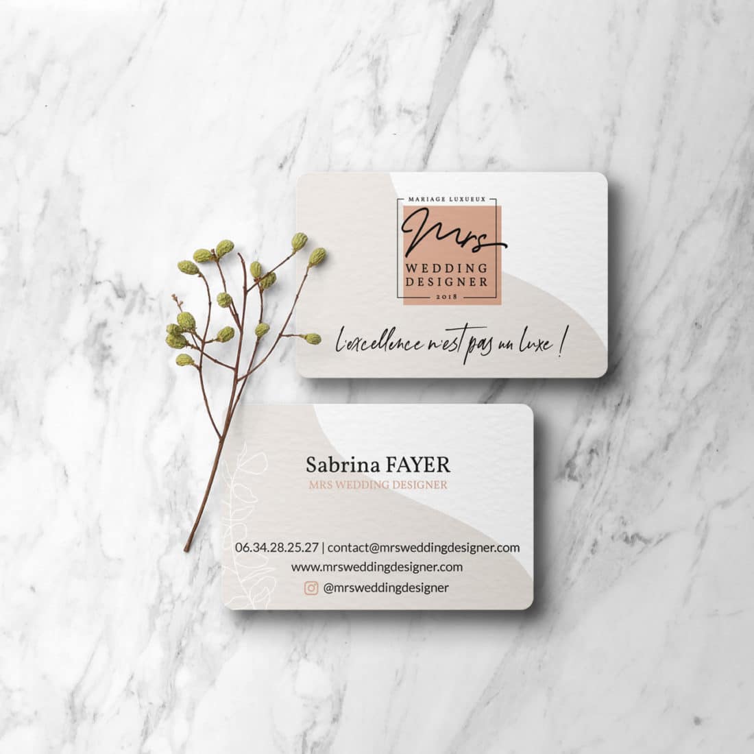 carte mrs wedding designer