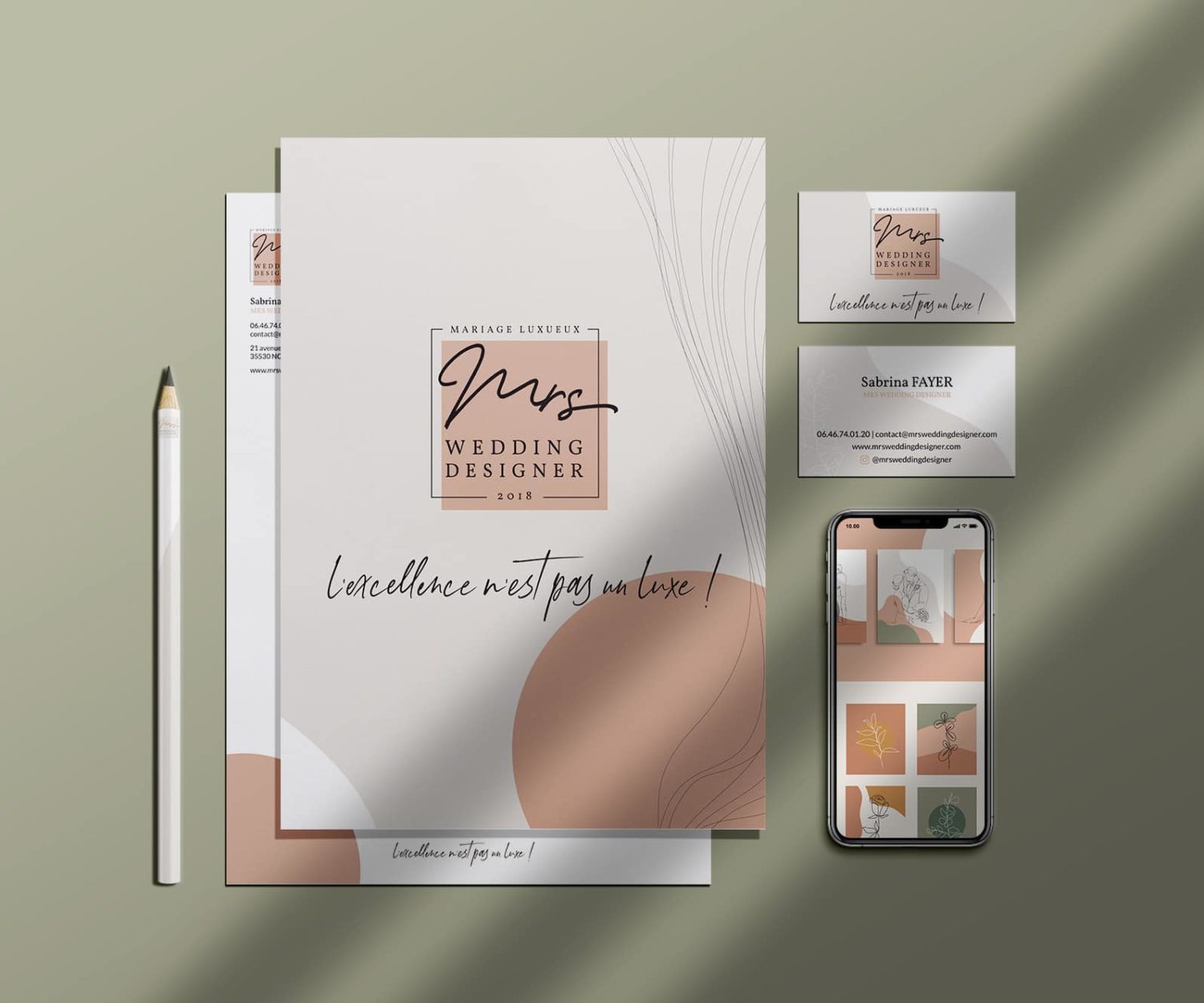 identite visuelle webdesigner wedding designer