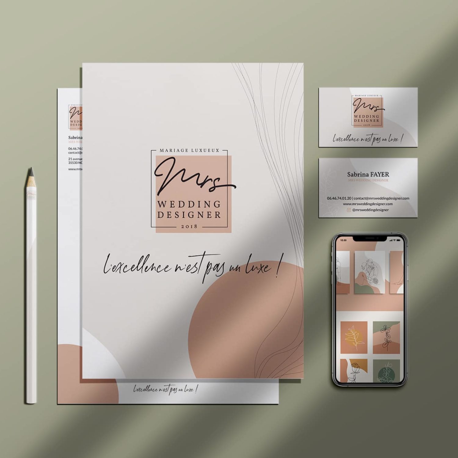 identite visuelle webdesigner wedding designer