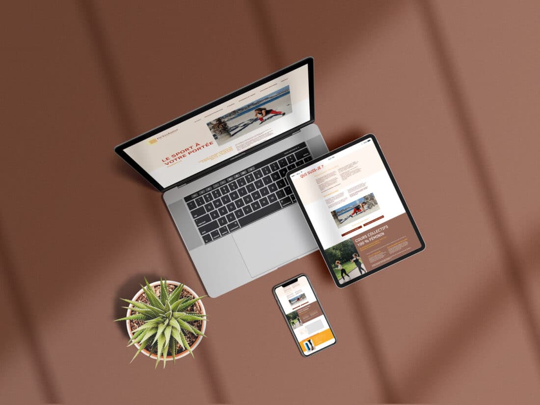 webdesign wordpress coach sportive